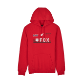 Fox X Honda Polaire à capuche Rouge Flamme