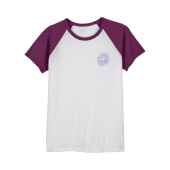 Fox Femmes T-shirt Raglan à Manches Courtes Blanc Next Level