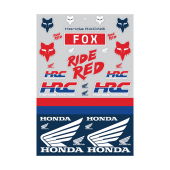 Ensemble de stickers Fox Honda Track Pack Multi OS