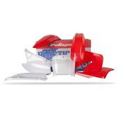 Kit plastiques Polisport CR125/250 00-01 Rouge00