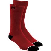100% Chaussettes solid Rouge