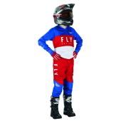 Tenue Complète FLY F-16 Enfant Rouge-Blanc-Bleu