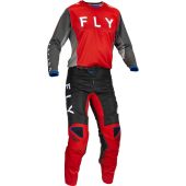 Tenue Complète FLY Kinetic Kore Rouge/Gris