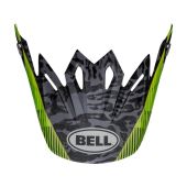 Visière casque BELL Moto-9 Chief Noir/Blanc/Vert