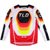 Maillot de motocross Troy Lee Designs GP Pro Reverb Rouge/Blanc Enfant