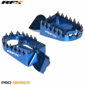 Repose pieds aluminium Trial RFX Pro (Bleu) Universel - Gas Gas/Beta/Sherco/Montesa