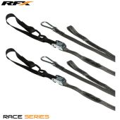 Sangles RFX Race Series 1.0 (Grey/Noir) avec boucle et mousqueton
