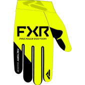 Gants FXR Cross Lite MX Temps Froid Noir/Hivis
