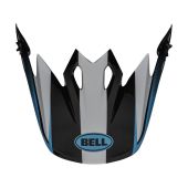 Visière casque BELL MX-9 MIPS Dash BBlanc/Bleu/Rouge