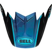 BELL Moto-9S Flex Visière de rechange - Sprite Brillant Noir/Bleu