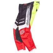 Troy Lee Designs GP Pro Pantalon de motocross Blends Blanc/Glo Rouge