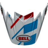 BELL Moto-9S Flex Visière de rechange - Banshee Brillant Blanc/Rouge