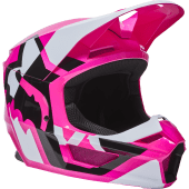 Fox V1 Lux Helmet Pink,Fox V1 Lux Crosshelm Roos,Fox V1 Lux Motocross-Helm Roos | Gear2win