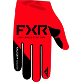 Gants FXR Cross Lite MX Temps Froid Rouge/Noir
