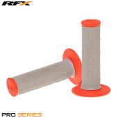 Poignées RFX Pro Series Double densité Grey Centre (Grey/Orange) Pair