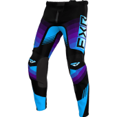 FXR Clutch Pro Mx Pantalon de cross Noir/Violet/Bleu