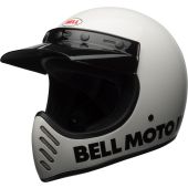 Casque BELL Moto-3 Classic - brillant Blanc
