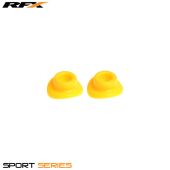 Joints de valves caoutchouc RFX Sport (Jaune) 2pcs