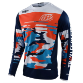 Troy Lee Designs Youth gp jersey formula camo navy orange