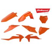 Kit Plastiques Polisport SX 19- SXF 19- Full Orange KTM