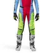 Alpinestars Pantalon de motocross Techstar Ocuri Bleu/Jaune/Rouge