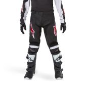 Alpinestars Adolescent pantalon de motocross Racer Lucent Noir/Blanc