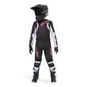Alpinestars Adolescent Tenue de motocross Racer Lucent Noir/Blanc