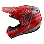 Troy Lee Designs GP Helmet, Silhouette, red/silver, S | 55-56cm
