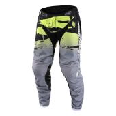Troy Lee Designs GP Pantalon de cross Brushed Noir / Vert fluo