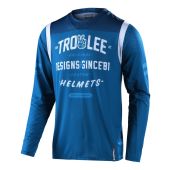 Maillot Troy Lee Designs GP Air Roll Out Bleu
