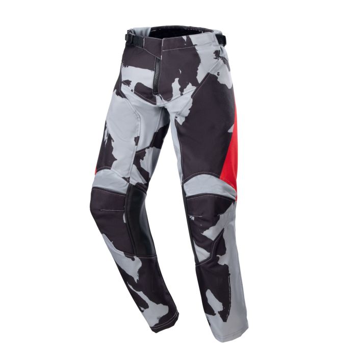 Alpinestars Youth Racer Tactical Pants Cast Gray Camo Mars Red