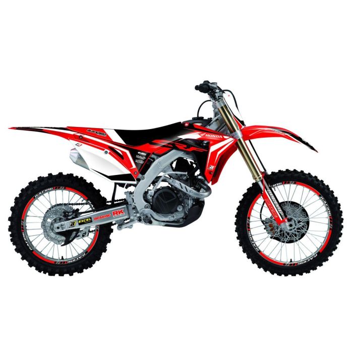 BLACKBIRD GRAPHIC KIT WITH SEATCOVER CRF450 02-04