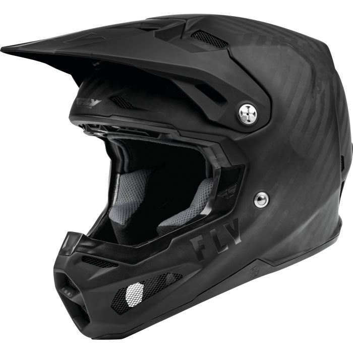 Fly Helmet Formula Crb Prime Solid Matt Black-Carbon | Gear2win