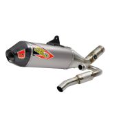 Pro Circuit - T-6 Euro Stainless exhaust system with titanium canisters carbon end cap rmz250