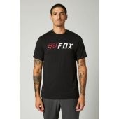 Fox apex ss tech T-shirt Noir Rouge
