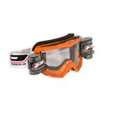Progrip Goggles MX/Enduro Roll-Off Orange 3208 Clear Lens