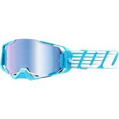 100% Goggle Armega Oversize Graphic sky mirror blue