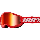 100% Masque de BMX Strata 2 Rouge Mirroir Rouge