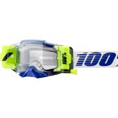 100% Masque de BMX Armega  Forecast Bleu Transparent