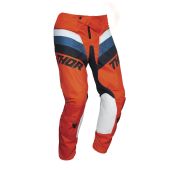 Thor Enfant Pulse Pantalon de cross Racer orange bleu foncé