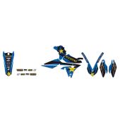 Blackbird ROCKSTAR ENERGY Décalco + Kit pour housse de selle bleue/Noir/Jaune
