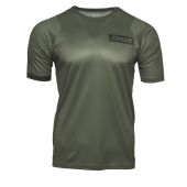 Thor Maillot de cross Assist manches courtes Army vert