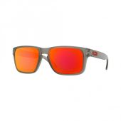 Oakley Sunglasses Holbrook XS Matte Grey - Prizm Ruby lens