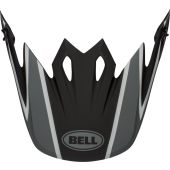 BELL Moto-9 Mips Casquette de casque de cross - Louver Noir/Rouge