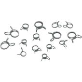 WIRE HOSE CLAMPS 1/4" | 5/16" | 7/16" I.D. (5 EACH) 15-PACK