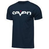 Seven T-shirt Brand Bleu marine