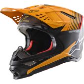 Alpinestars Helmet Supertech SM10 Dyno Black Orange