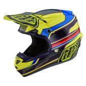 Troy Lee Designs SE4 Composite Speed Helmet Yellow Grey