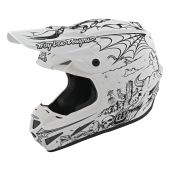 Troy Lee Designs SE4 Composite Helmet LTD Stranded White