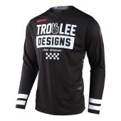 Troy Lee Designs Scout GP Maillot de cross Peace & Wheelies Noir
